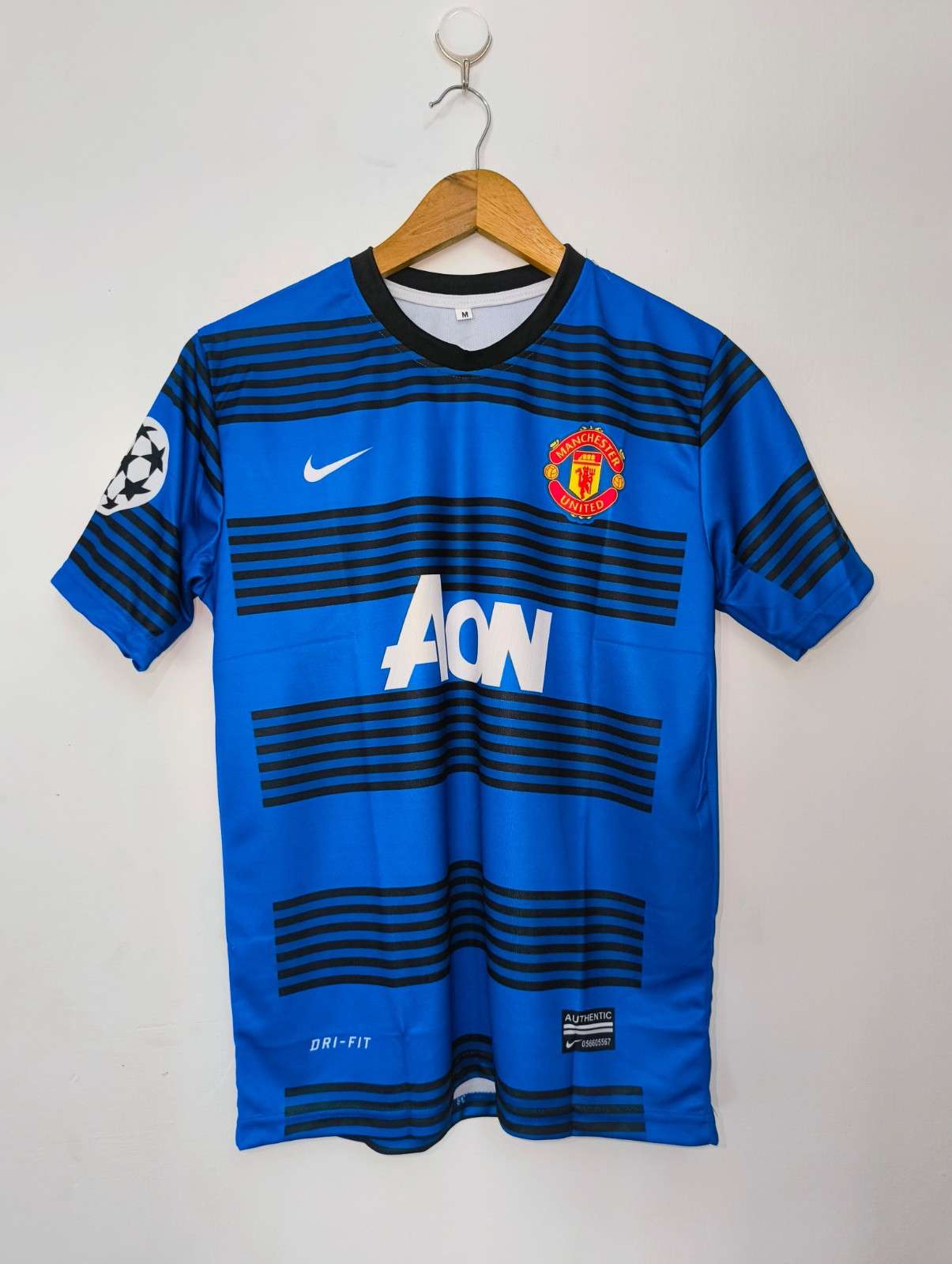 ROONEY MANCHESTER UNITED 2011-12 AWAY KIT BLUE