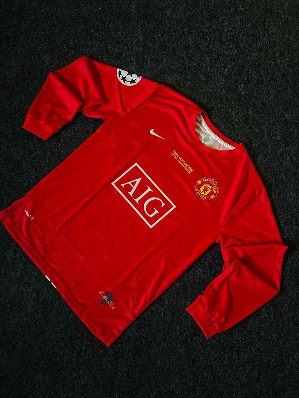 Ronaldo Manchester United 2008 Red Full Sleeve