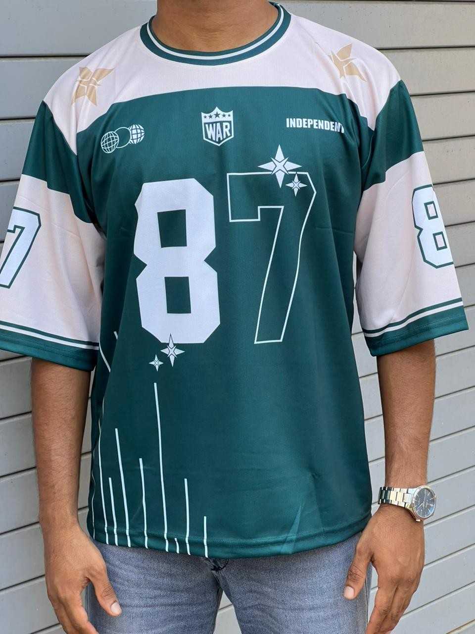 Special Edition Warsport 87 Round Neck And Five Sleeve Jersey