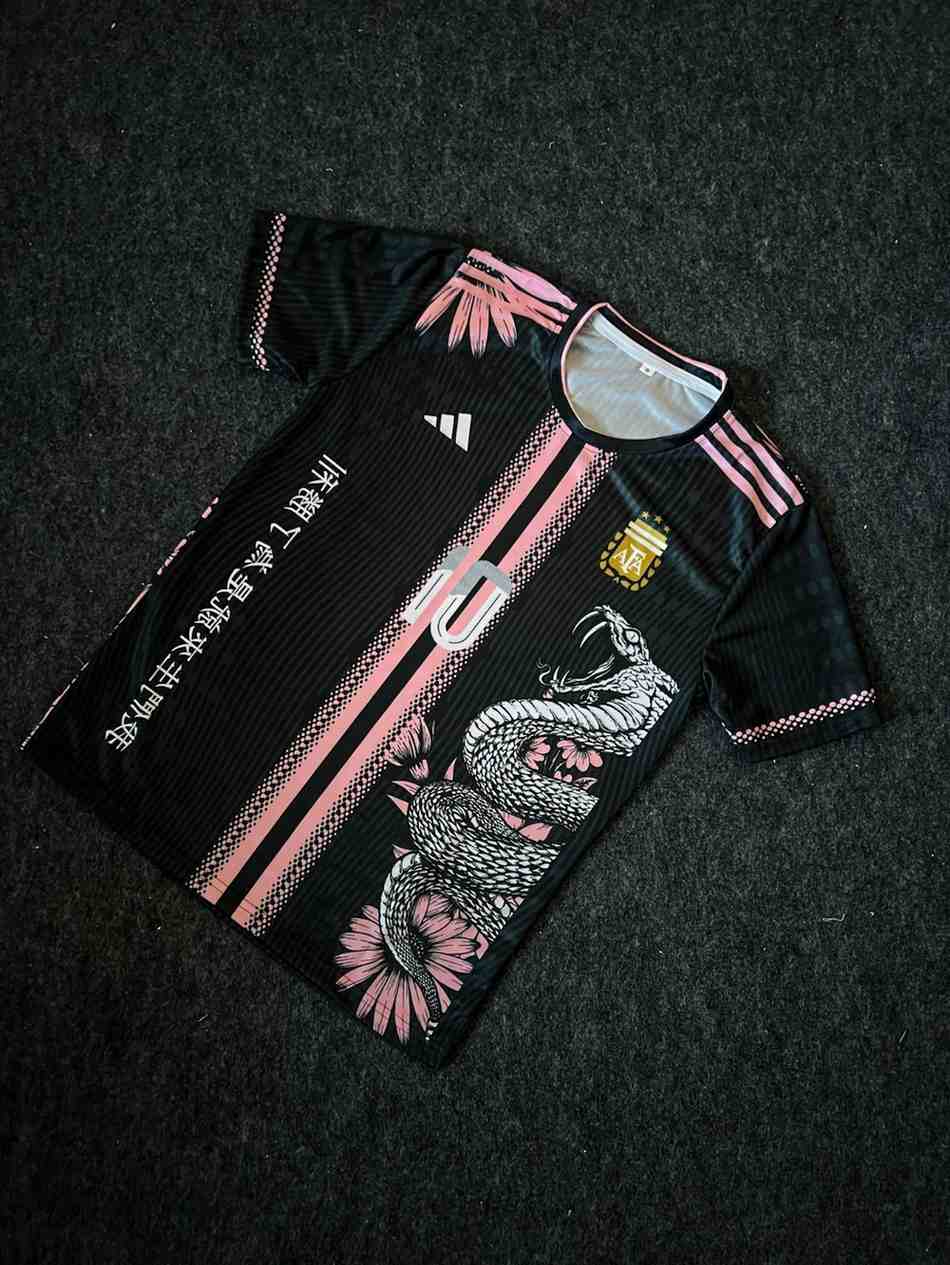 Argentina Special Black Cobra Edition, Round Neck & Half Sleeve