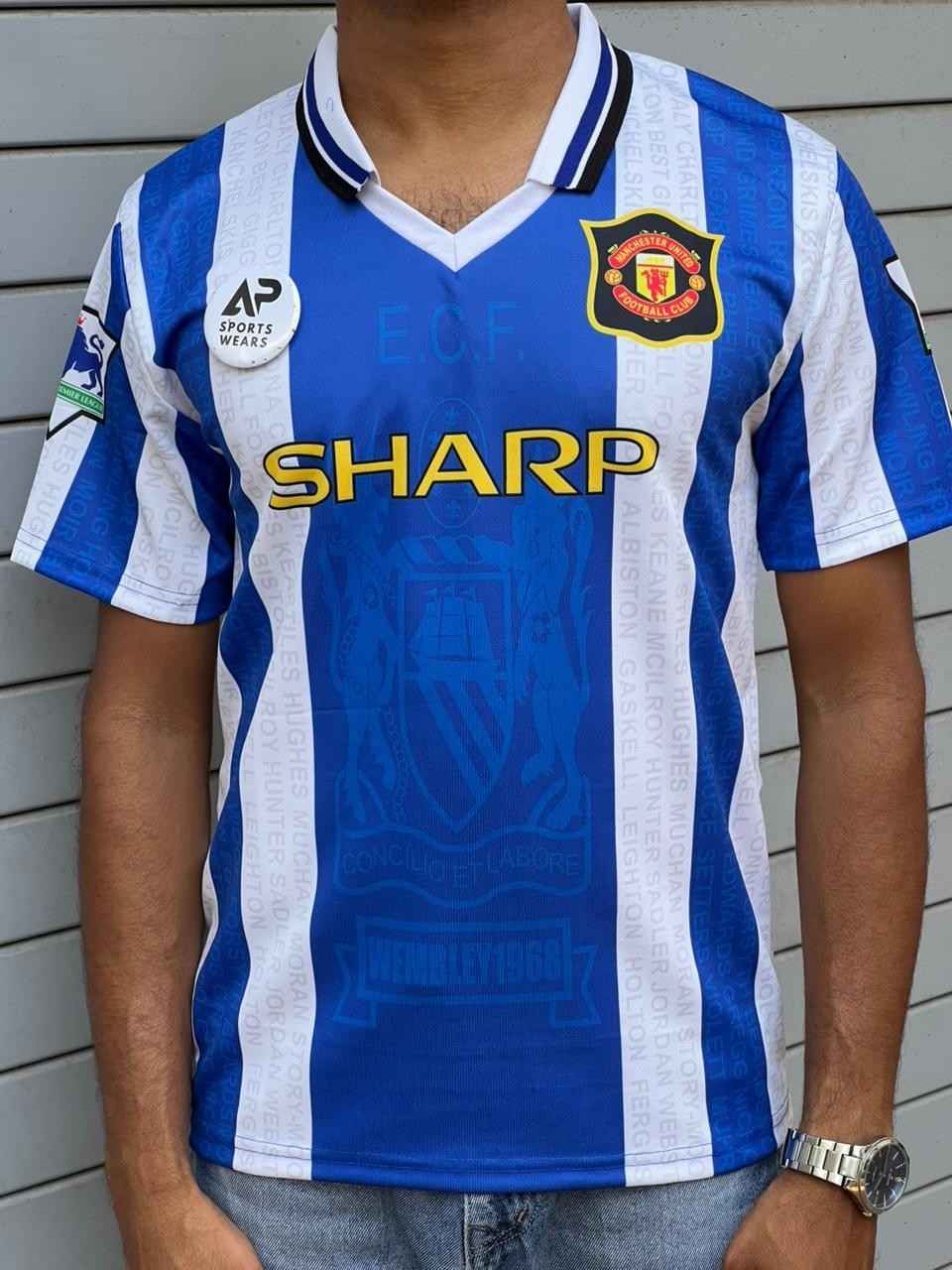 Beckham Manchester Utd 1994-95 Third Kit