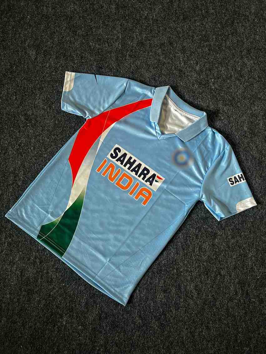Sachin Tendulkar  Indian Team 2007  Odi Kit,  Coller & Half Sleeve