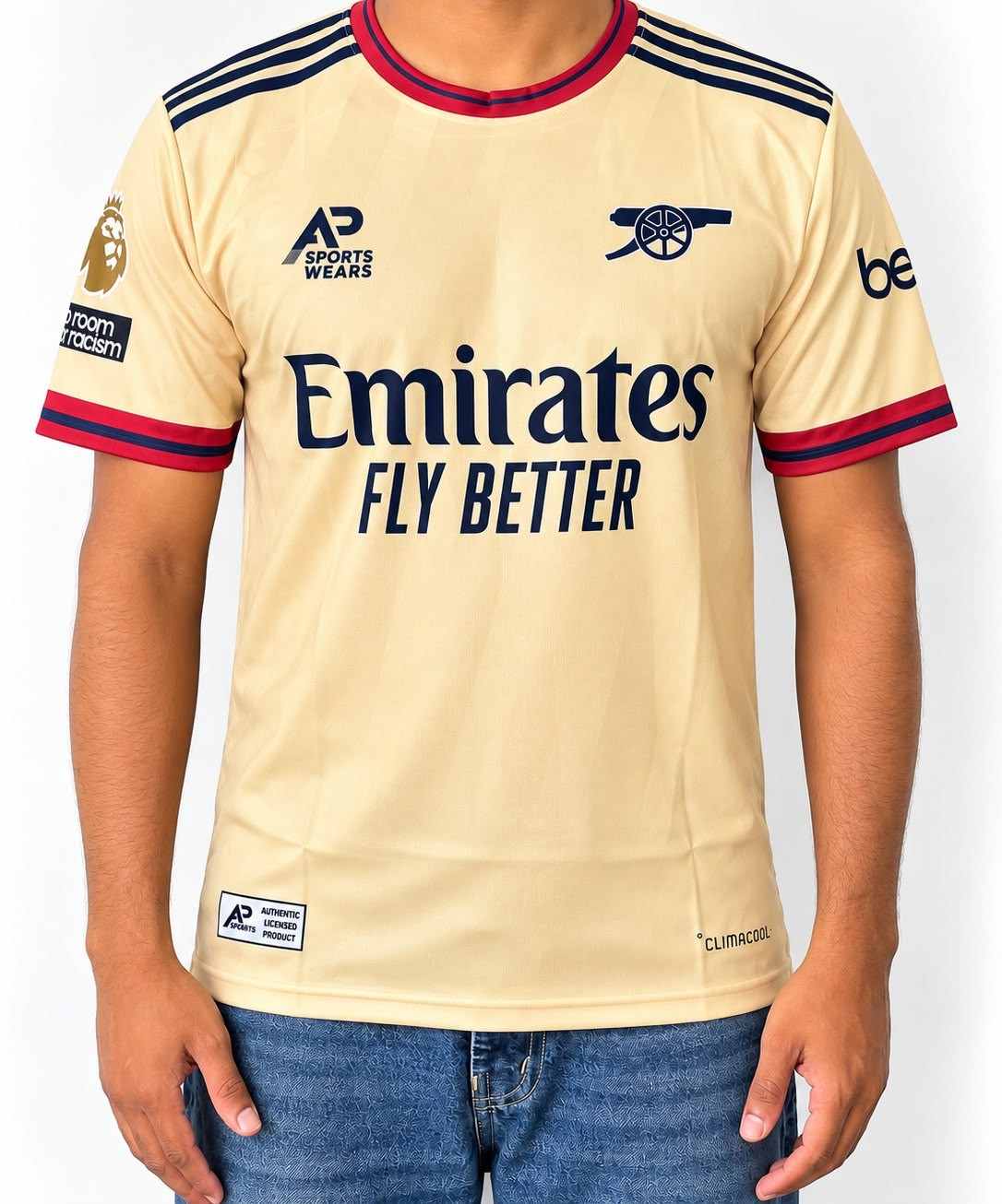 Arsenal Saka Third Kit 2026-27 Round Neck& Half Sleeve Sublimation