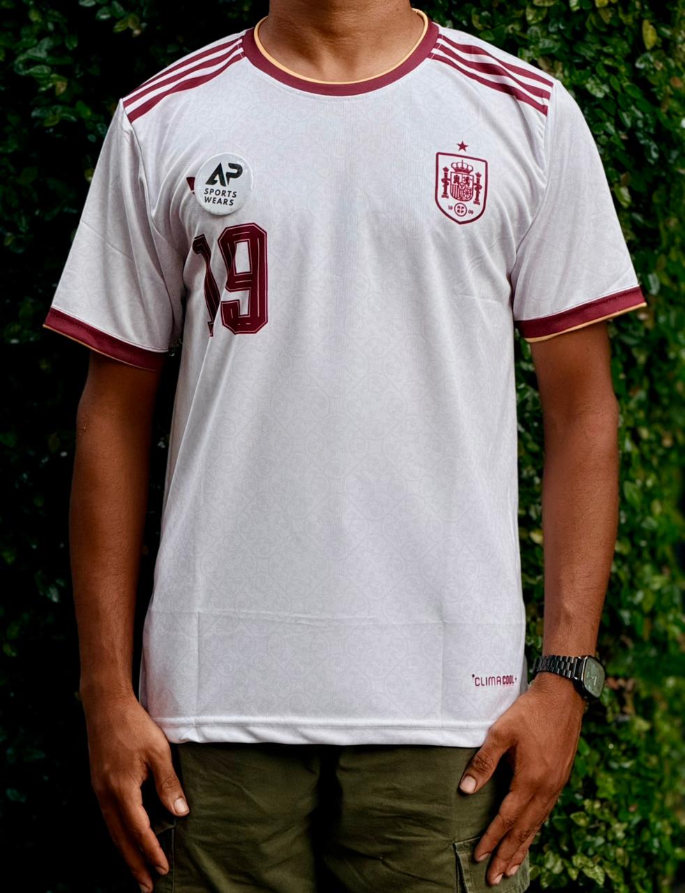 Lamine Yamal 2026 Spain Away Kit, Round Neck & Half Sleeve