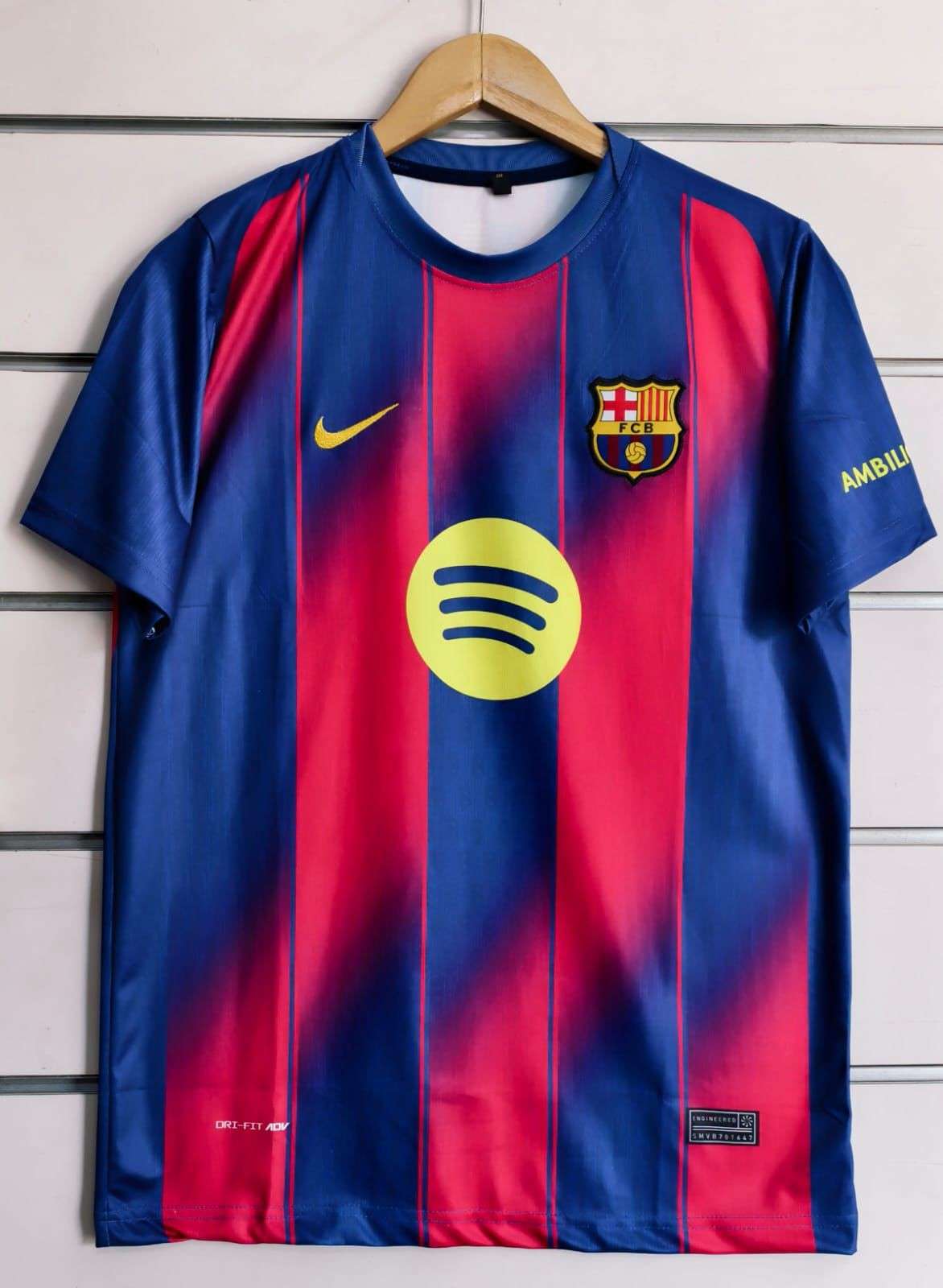 Pedri Fc Barcelona 2025-26 New Home Kit, Round Neck & Half Sleeve