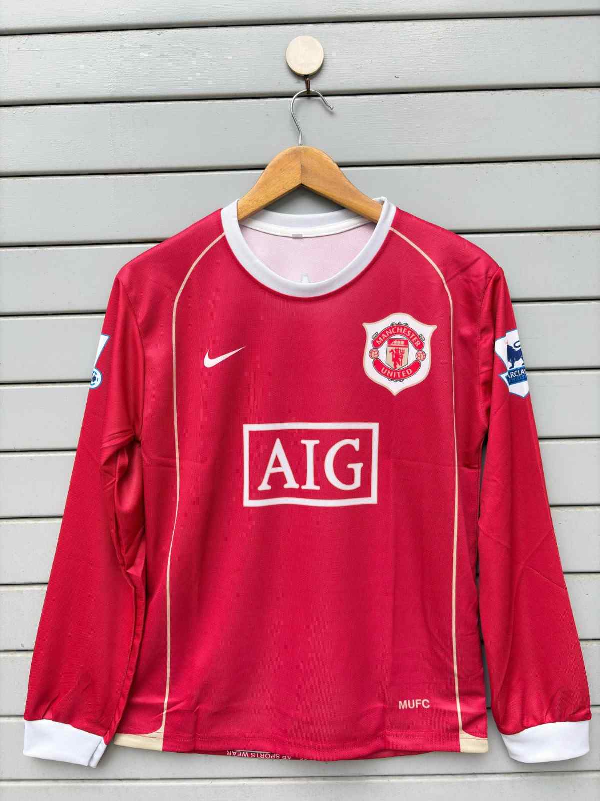 Cristiano Ronaldo 2006-07 Machester United Home Kit, Round Neck & Full Sleeve