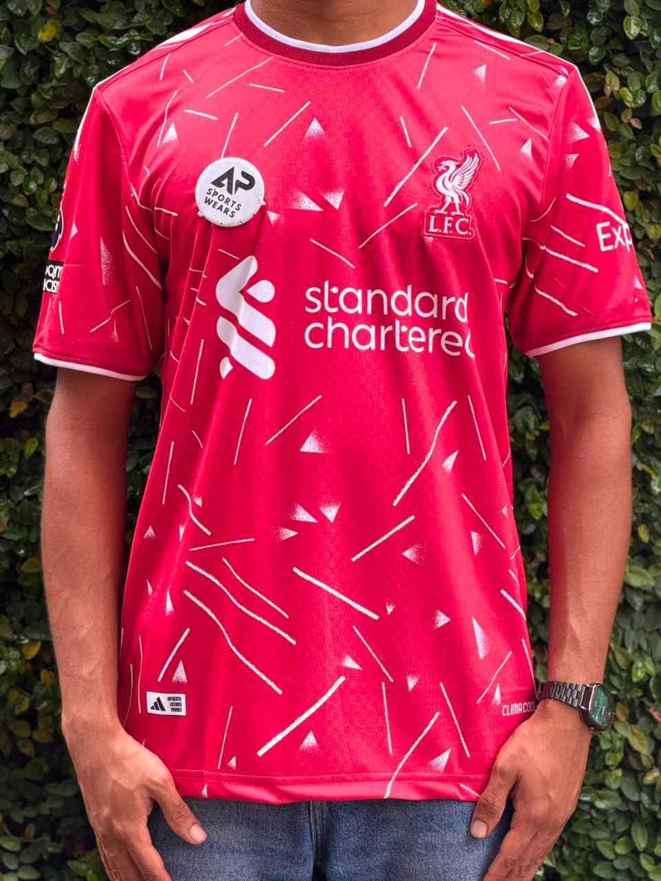 Wirtz Liverppool 2026-27 Home Kit, Premium Embroidery With Half Sleeve