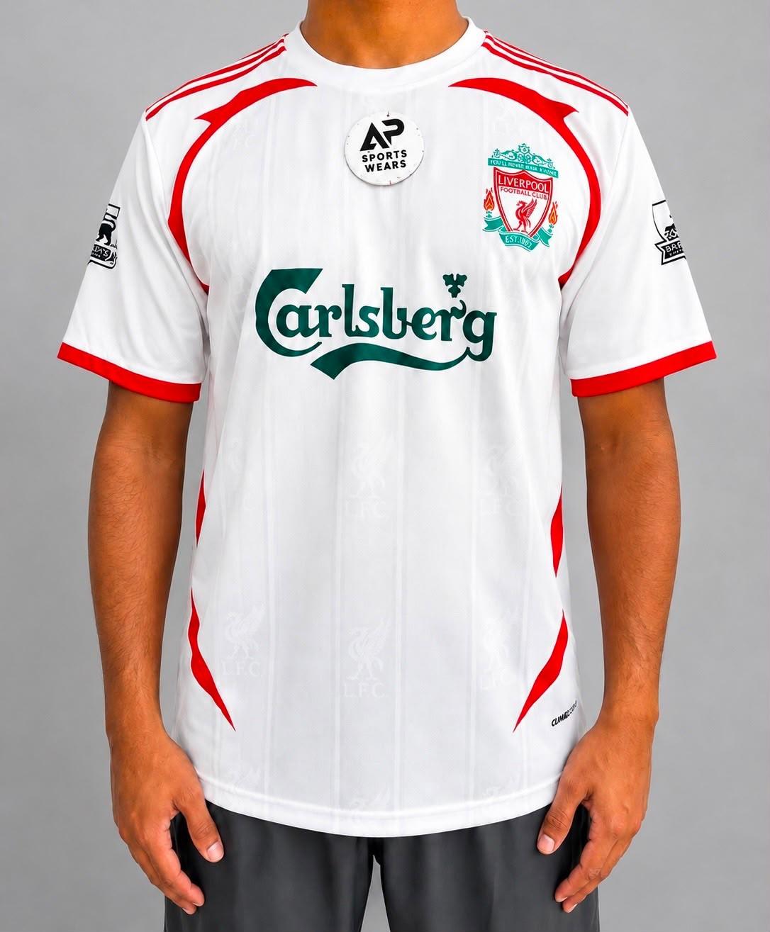 Fernado Torres, Liverpool 2007-08 Away Kit, Round Neck & Half Sleeve