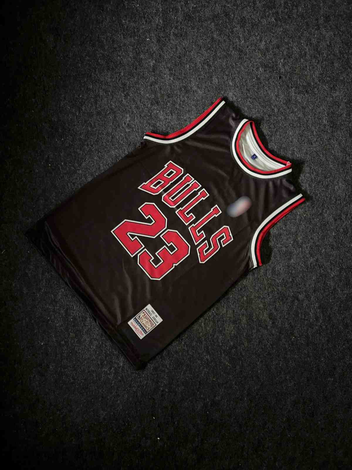 Black Michael Jordan Chicago Bulls No:23 Basketball Jersey, Sleeveless