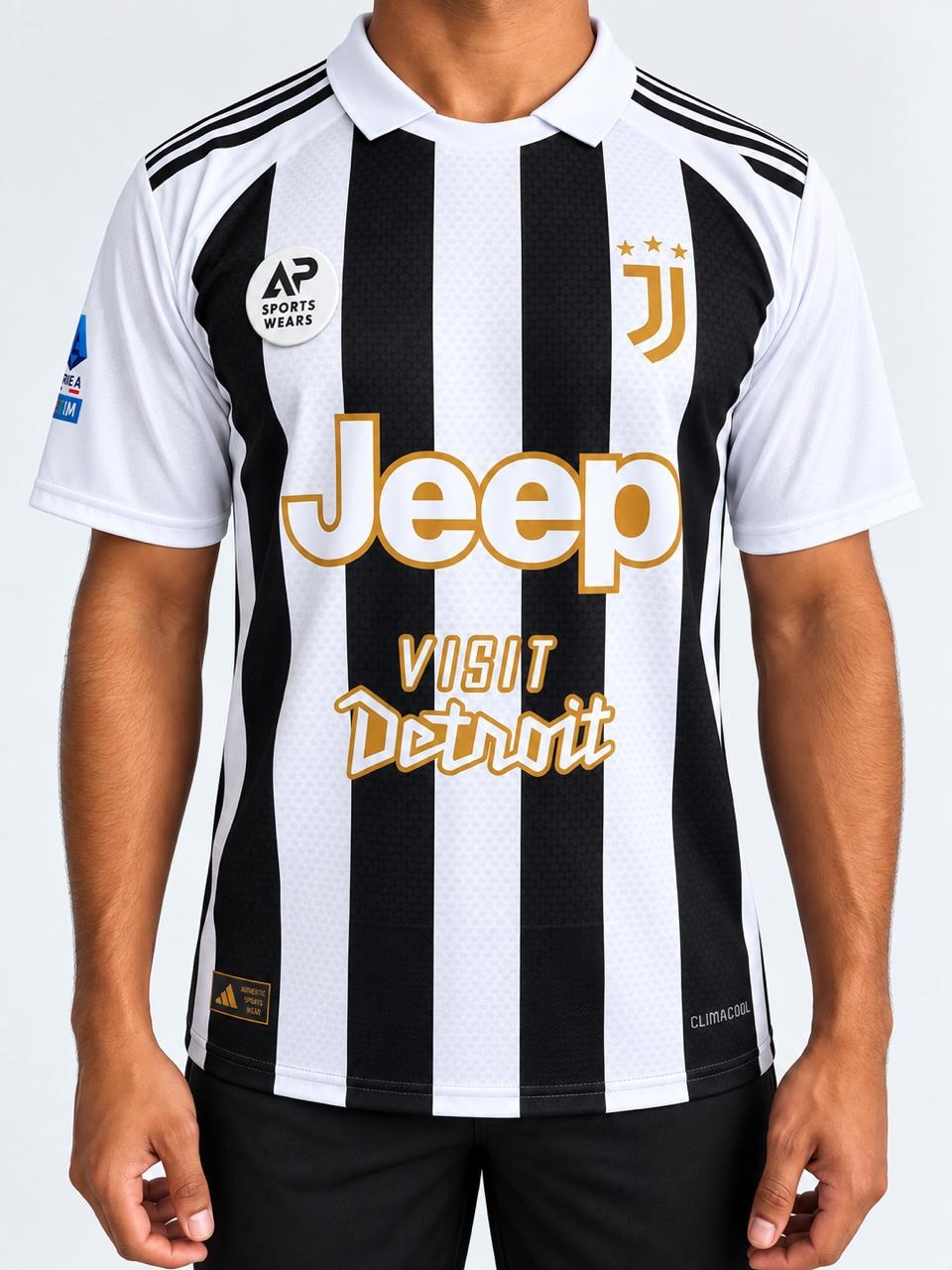 Yildiz Juventus 2026-27 New Season Home Kit,collar & Half Sleeve