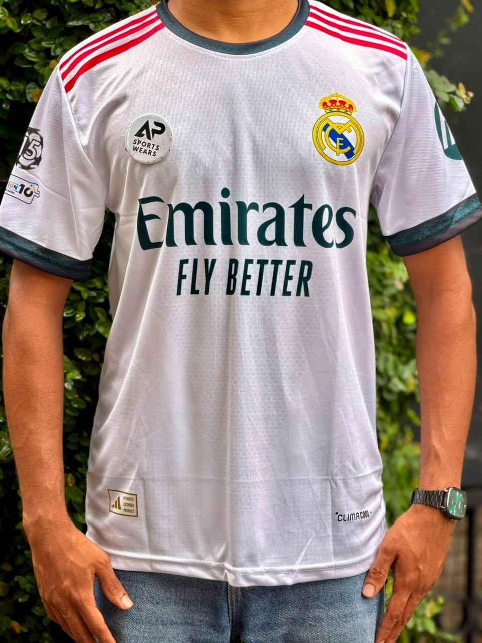 Vini Jr Real Madrid 2026-27 Home Kit, Round Neck & Half Sleeve