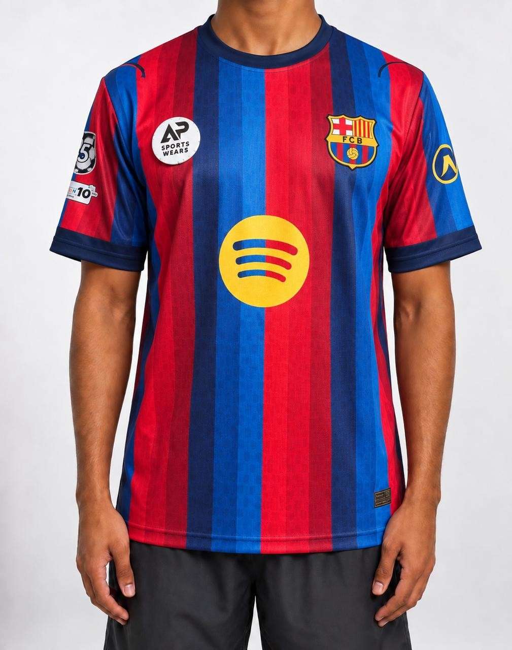 Rodrigo Fc Barcelona 2026-27 Home Kit Round Neck & Half Sleeve