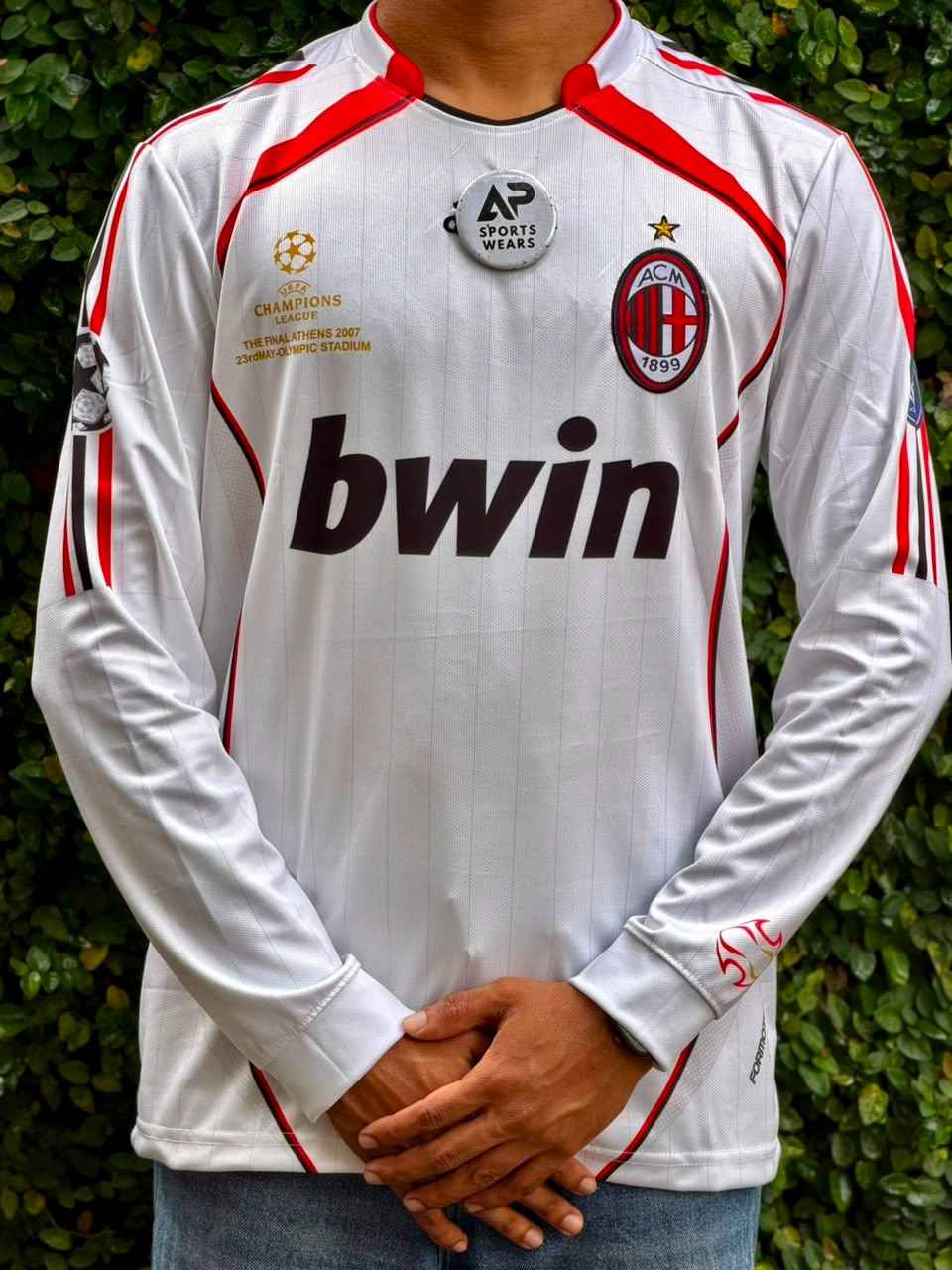 Kaka Ac Milan 2006-07 Away Kit, Premium Embroidery With Full Sleeve