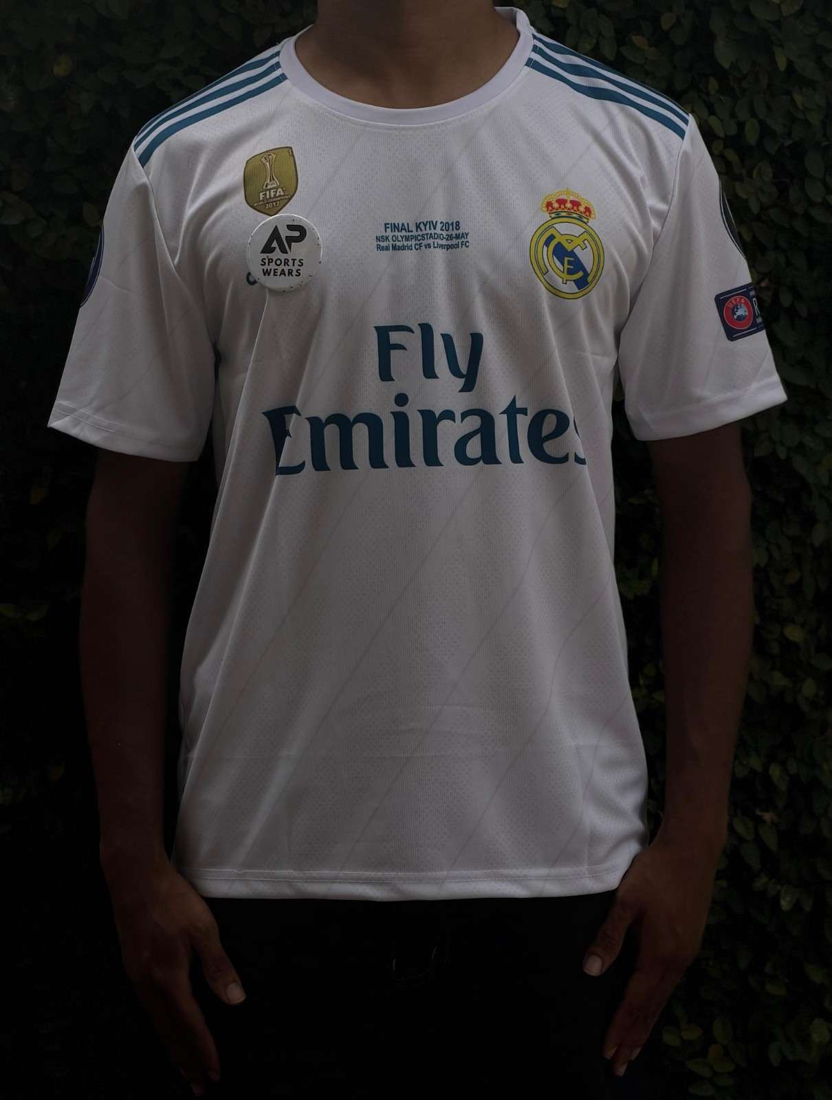 Cristiano Ronaldo 2018 Home Kit, Round Neck & Half Sleeve