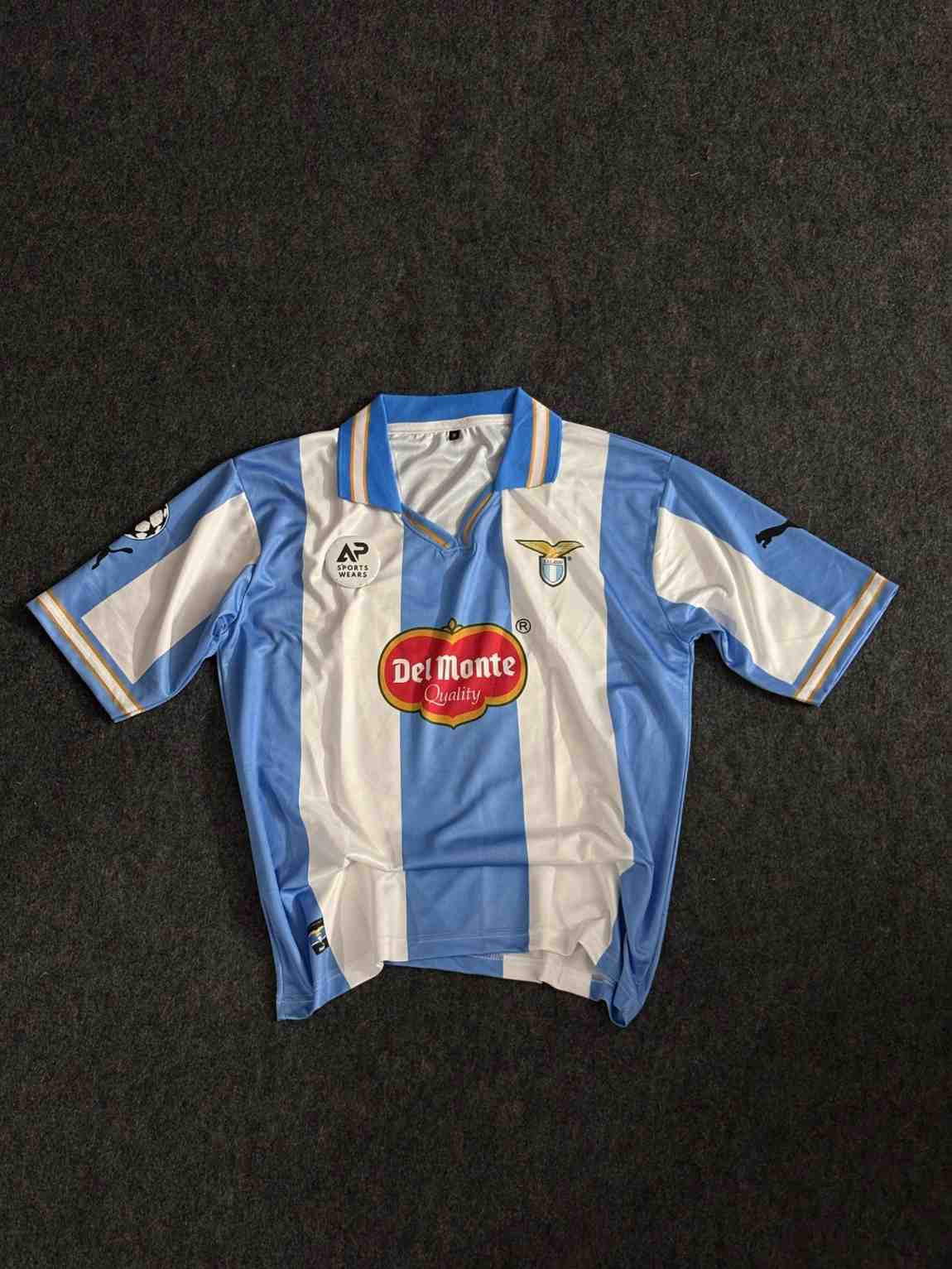 Pavel Nedved Ss Lazio 1999-200 Home Kit, Coller & Five Sleeve