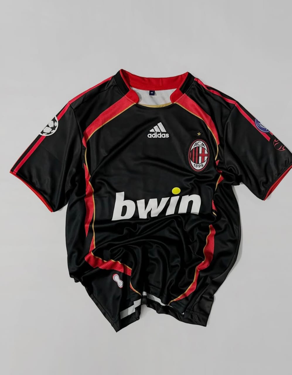 Maldini Ac Milan 2006-07 Third Kit, Round Neck & Half Sleeve, Premium Embroidery Quality