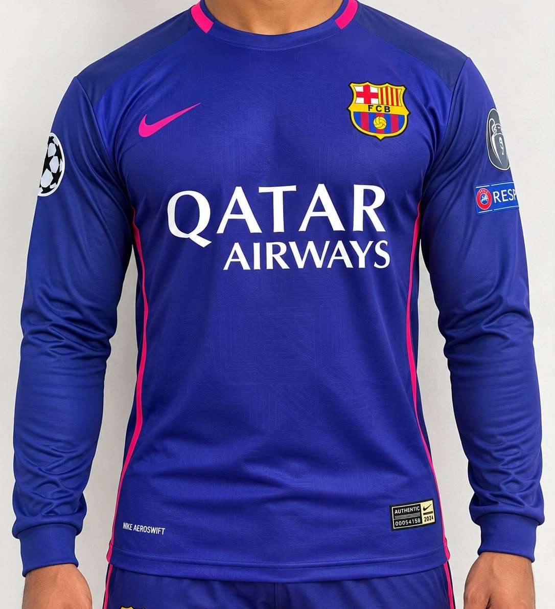 Neymar Jr, Fc Barcelona 2016-17 Away Kit, Round Neck & Full Sleeve