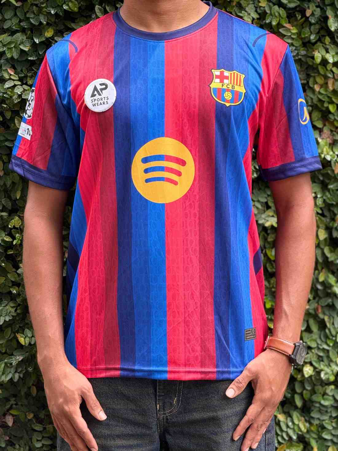 Lamine Yamal 2026-27 Fc Barcelona Home Kit, Round Neck & Half Lseeve
