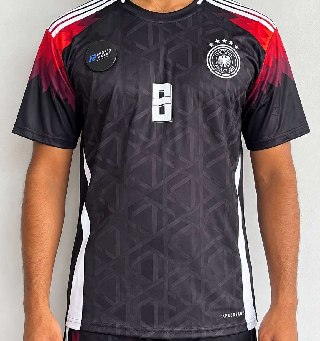 Toni Kroos Germany 2024-25 Third Kit, Round Neck & Half Sleeve With Embroidery
