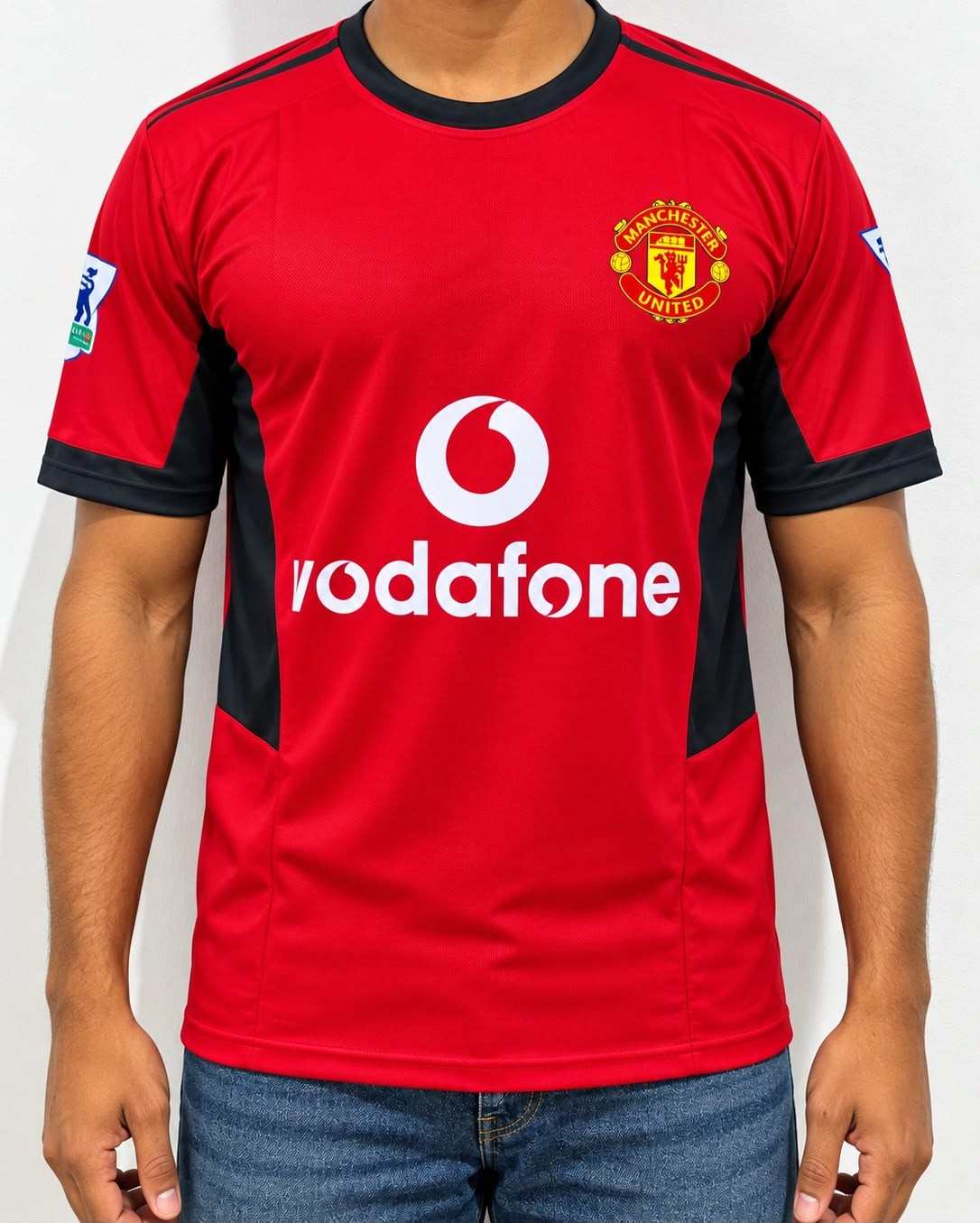 Manchester United 2002–04 Home Kit Round Neck Half Sleev