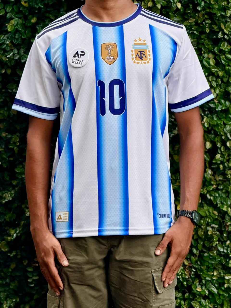 Lional Messi Argentina 2026 World Cup Home-kit , Half-sleeve
