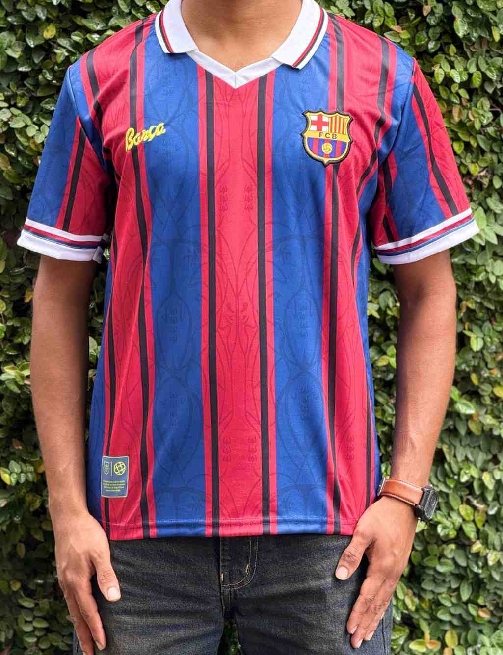 Messi Barcelona Special Edition Blaugrana, Collar With Half Sleeve