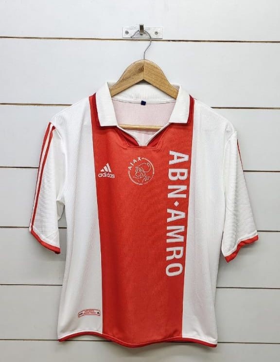 Ibrahimovic Ajax 2003-2004 Kit, Premium Coller & Five Sleeve