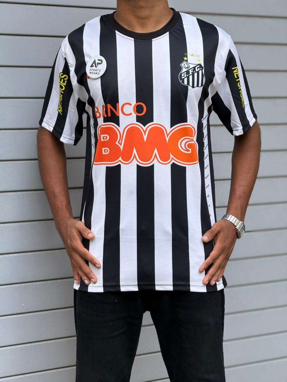 Santos Fc 2012 Home Kit, Neymar Jr, Round Neck & Half Sleeve