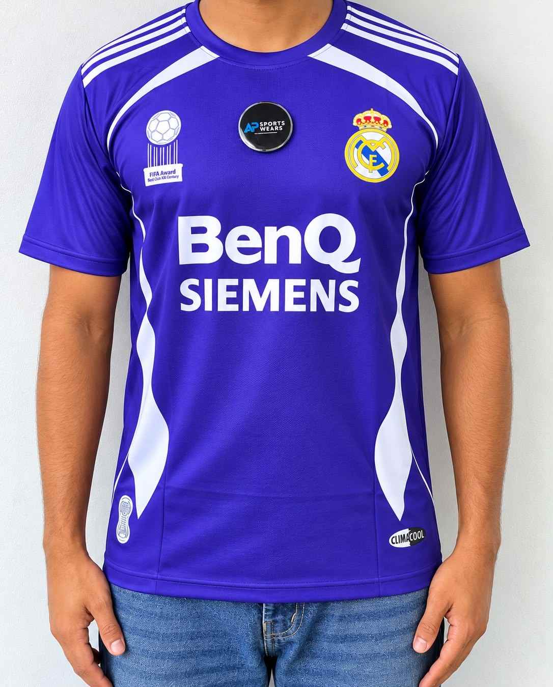 Real Madrid 2006/2007 Kit Ronaldo Nazario Round Neck Half Sleev