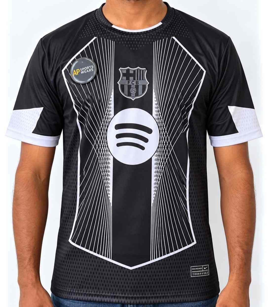 Lamine Yamal Barcelona "aurora"special Edition Round Neck & Half Sleeve