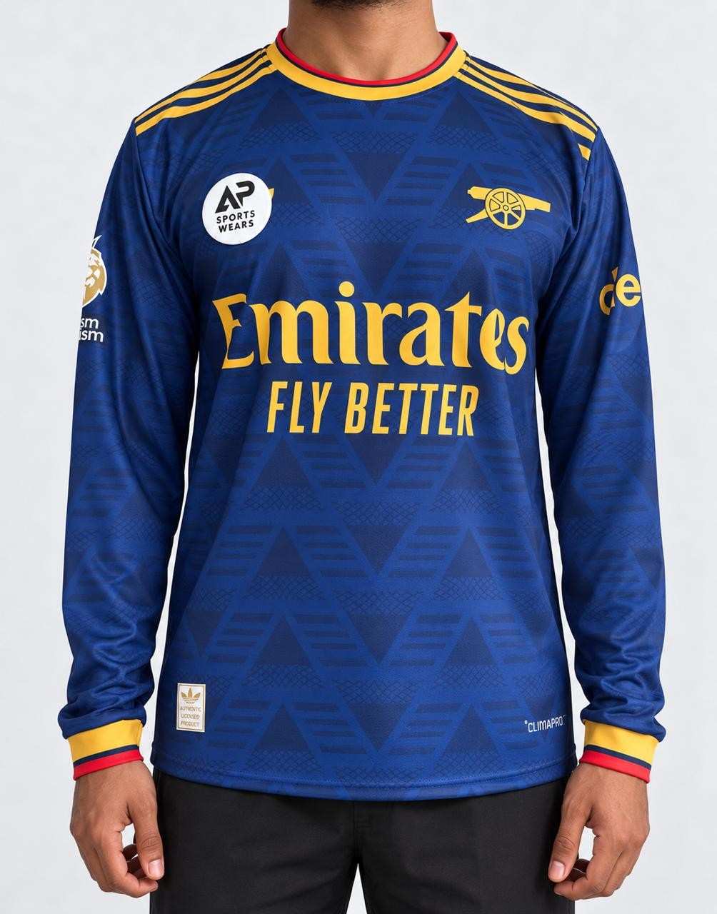 Arsenal Away  Rice 2026-27 Round Neck & Full Sleeve Jersey