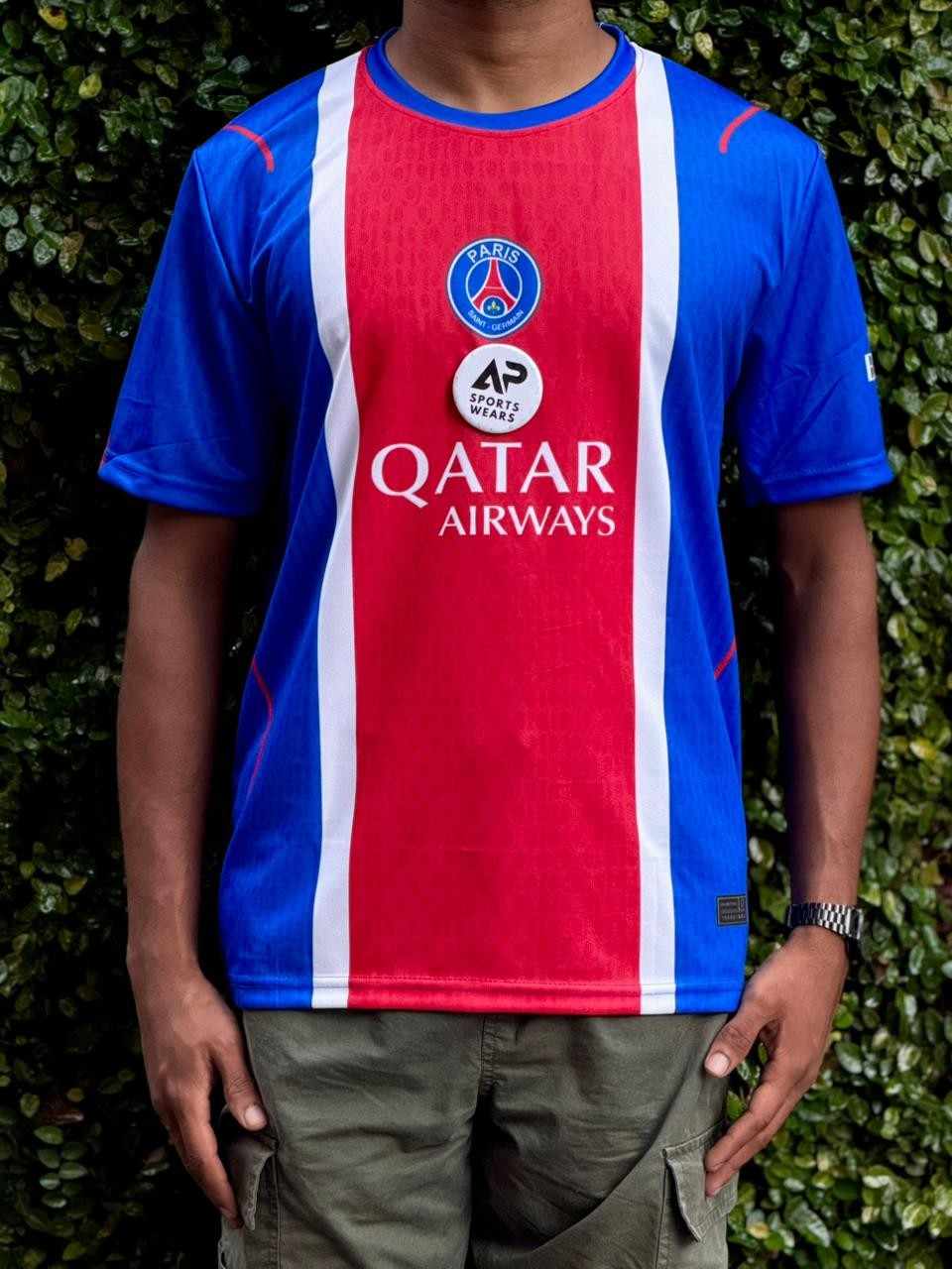 Kavaratskhelia Psg 2026-27 Home Kit, Round Neck & Half Sleeve