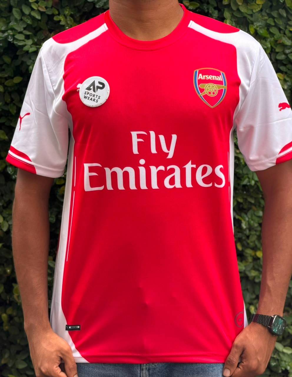Ozil Gunners 204-15 Home Kit, Round Neck & Half Sleeve