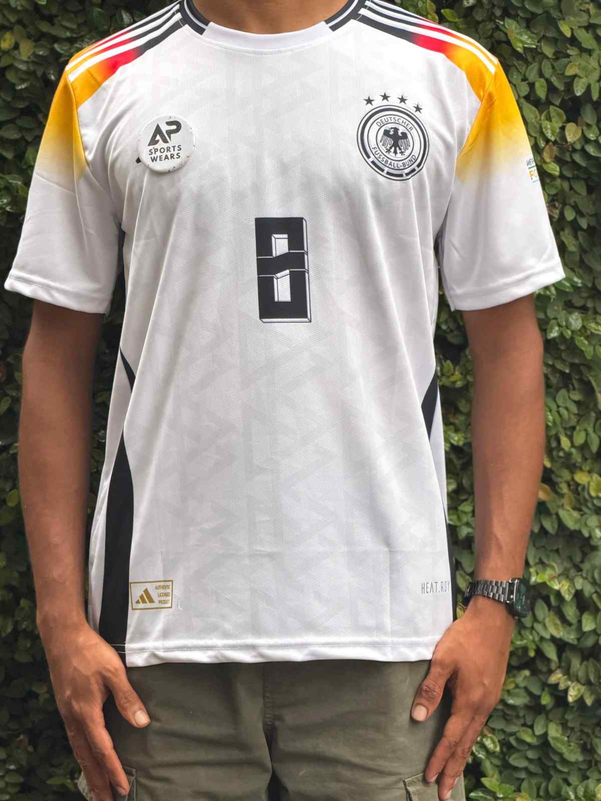 Germany 2024 Home Kit, Toni Kroos , Round Neck & Half Sleeve