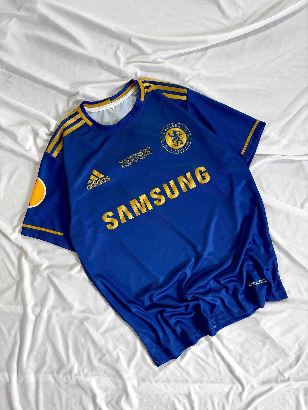 Fernando Torres Chelsea 2013 Home Kit, Round Neck & Half Sleeve (AP Sports Wear)