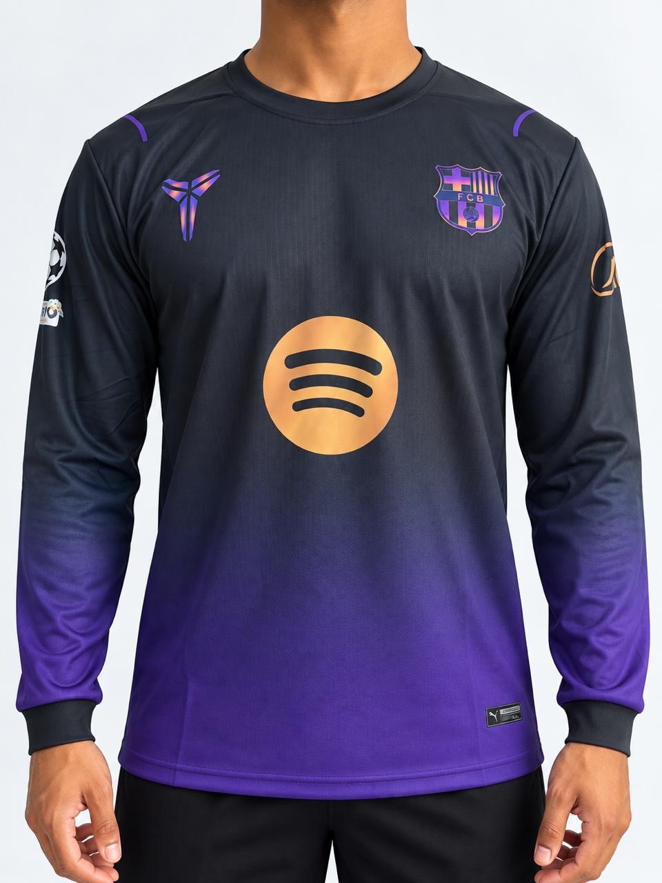Lamine Yamal Fc Barcelona 2026-27 Away Kit, Round Neck With Full Sleeve (AP Sports Wear)