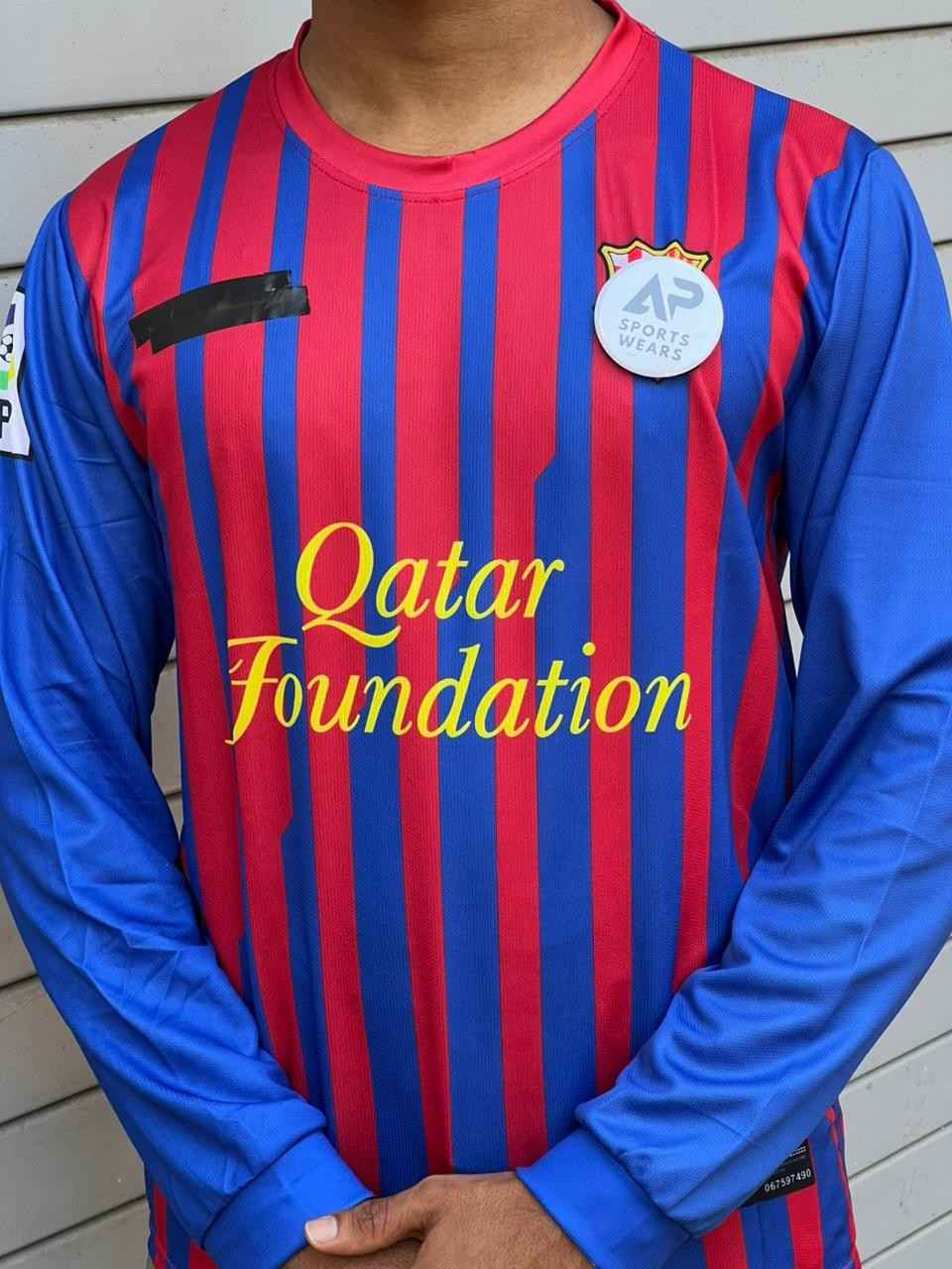 Lionel Messi 2011-12 Barcelona Home Kit, Round Neck & Full Sleeve (AP Sports Wear)