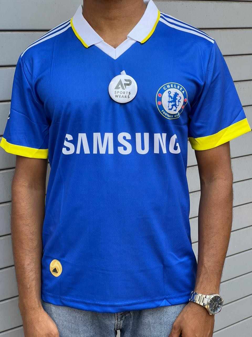 Frank Lampard Chelsea 2008-09 Home Kit, Collar & Half Sleeve (AP Sports Wear)