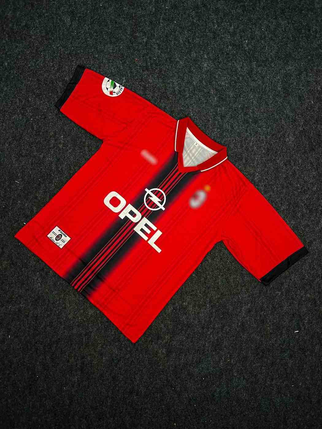 Alessandro Nesta Ac Milan Home Football Jersey Collar With Five Sleeve  (AP Sports Wear)