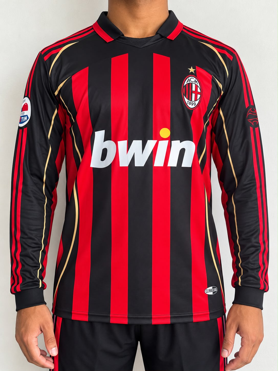 Kaka Ac Milan 2008-09 Home Kit Full Sleeve