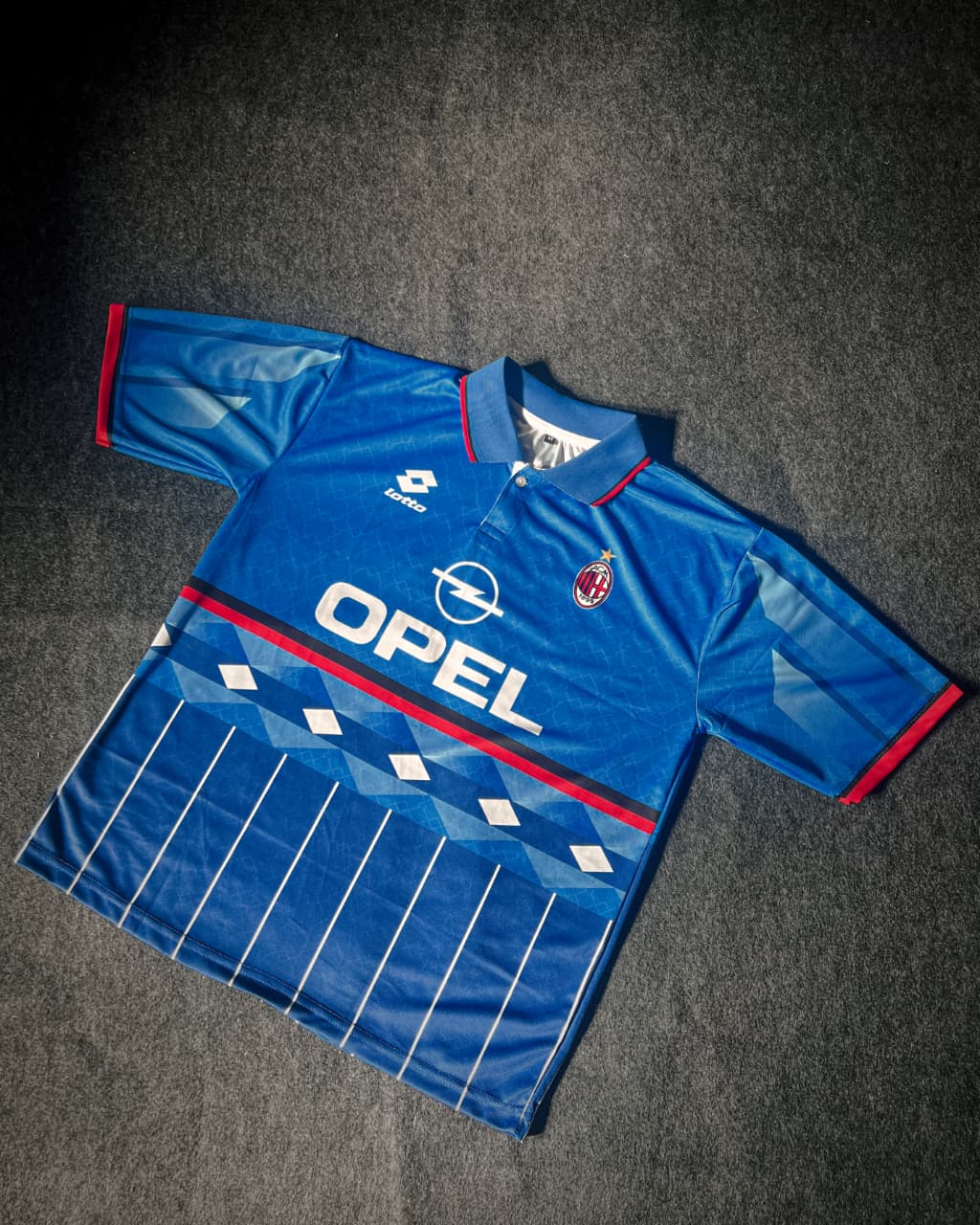 Maldini Ac Milan 1995-96  Third Alternative Kit, Coller & Five Sleeeve (AP Sports Wear)
