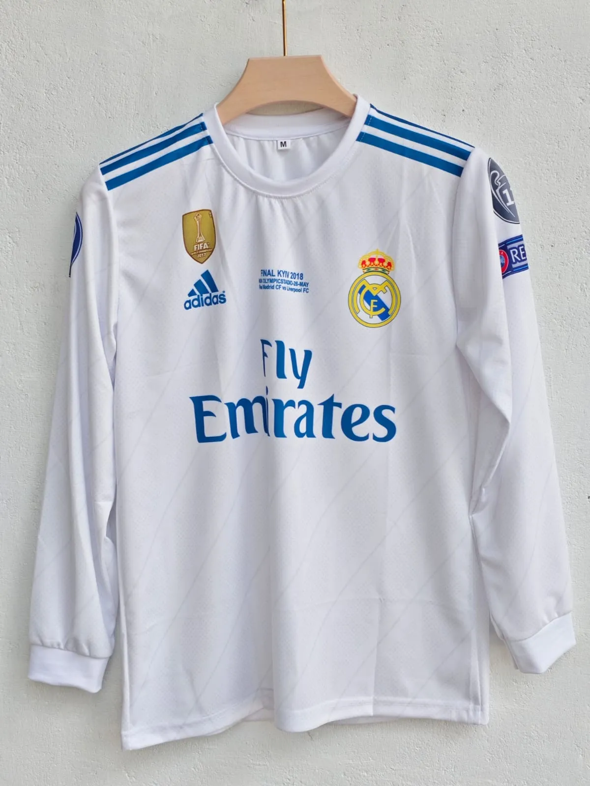 Cristiano Ronsldo Real Madrid Full Sleeve 2018 Ucl Final Kit (AP Sports Wear)