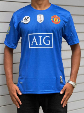 Manchester United Ronaldo 2008 Third Kit, Round Neck & Half Sleeve