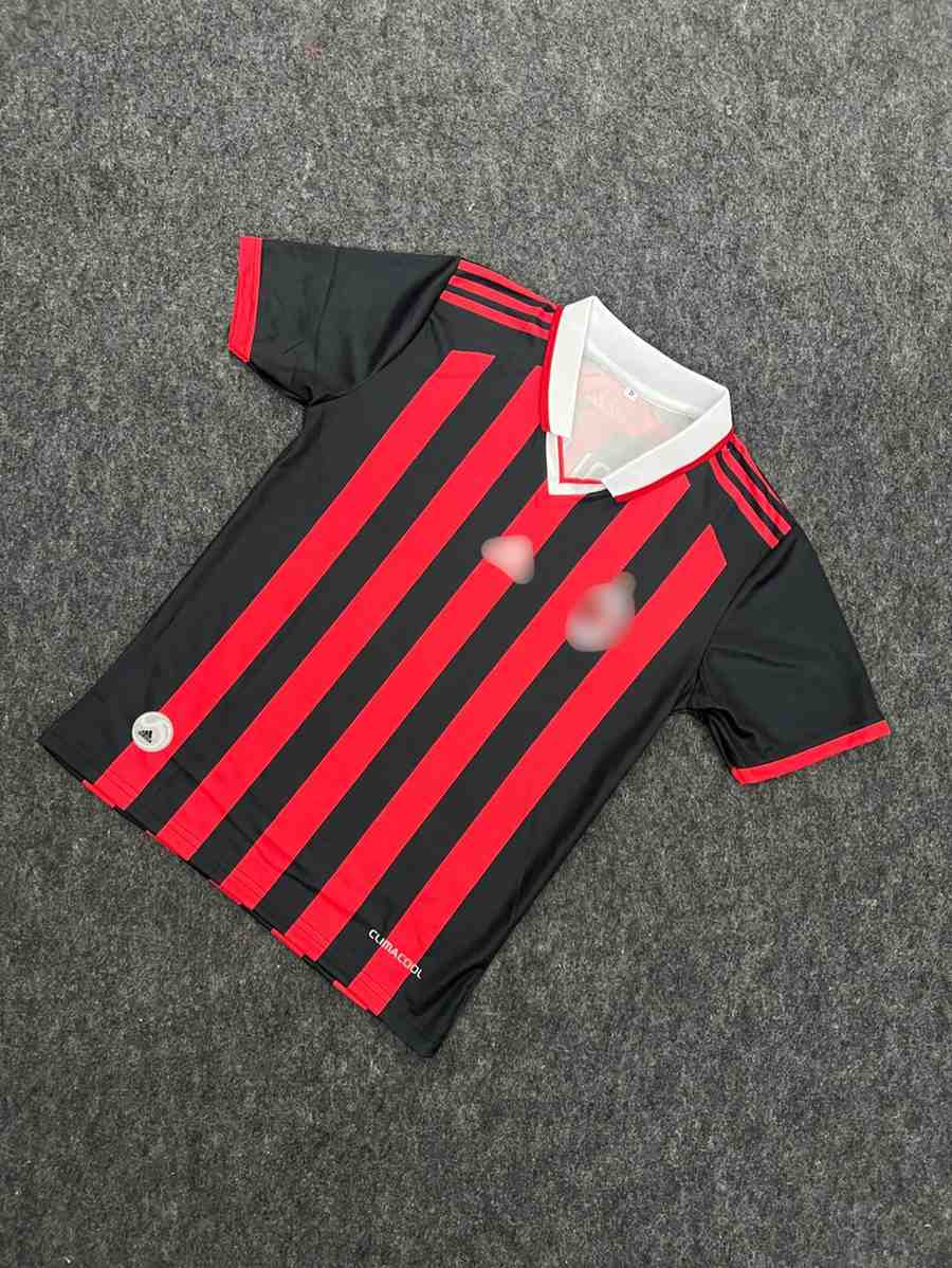 Ac Milan Ronaldinho #80 Home Jersey From The 2008-09 Collar With Half Sleeve (AP Sports Wear)