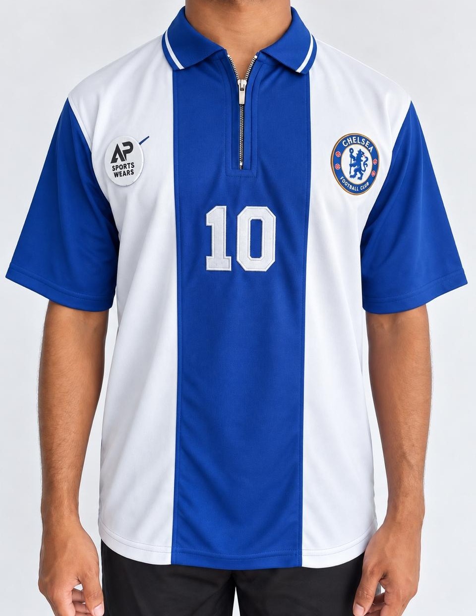 Chelsea Special Edition Polo/collar T-shirt #10 Ziper With Embroidery (AP Sports Wear)