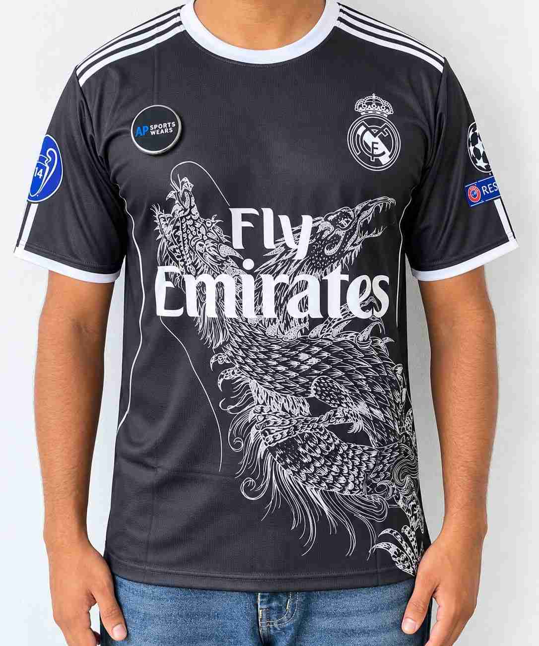 Cristiano Ronaldo Real Madrid Dragon Edition Kit Round Neck Half Sleev (AP Sports Wear)