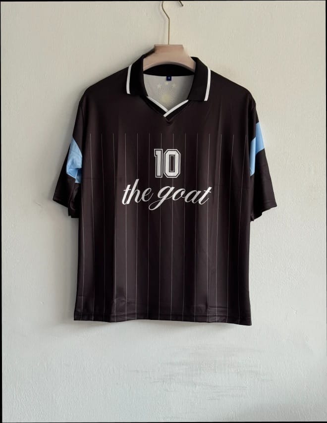 Lionel Messi, Goat Edition Special. Kit, Coller & Five Sleeve Premium Jersey (AP Sports Wear)