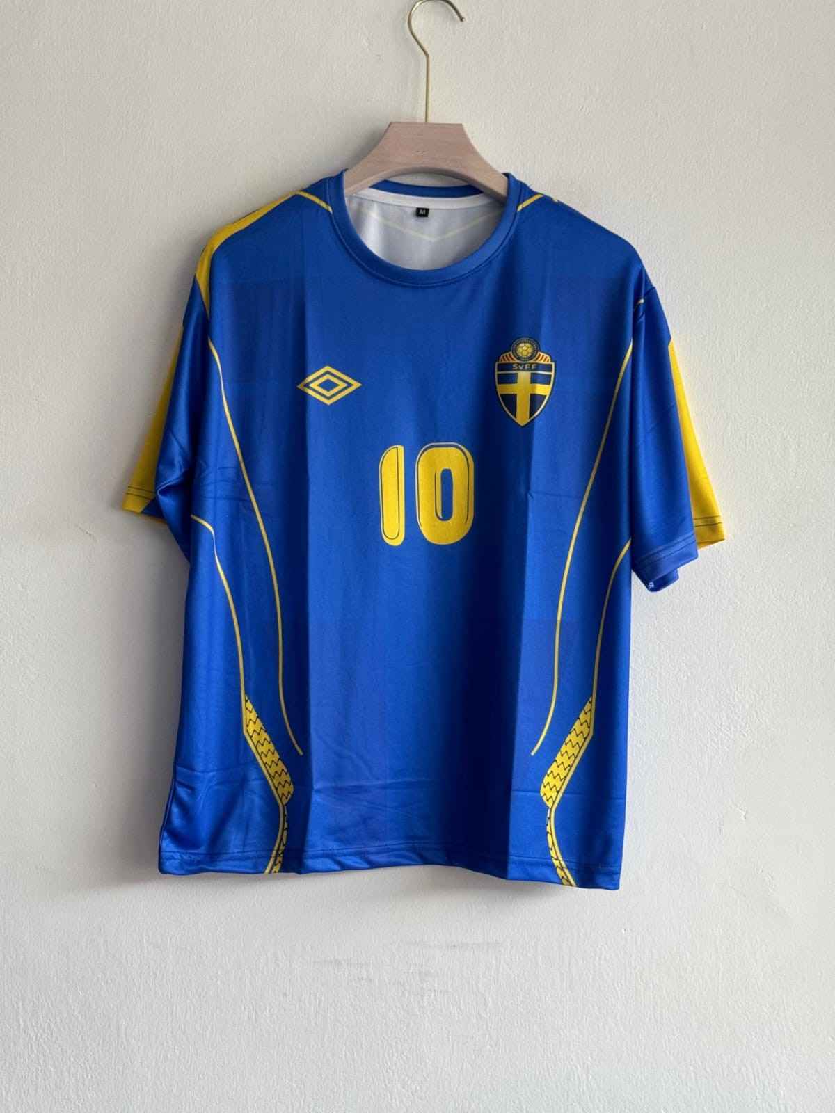 Ibrahimovic Sweden International Kit,round Neck & Five Sleeve (AP Sports Wear)