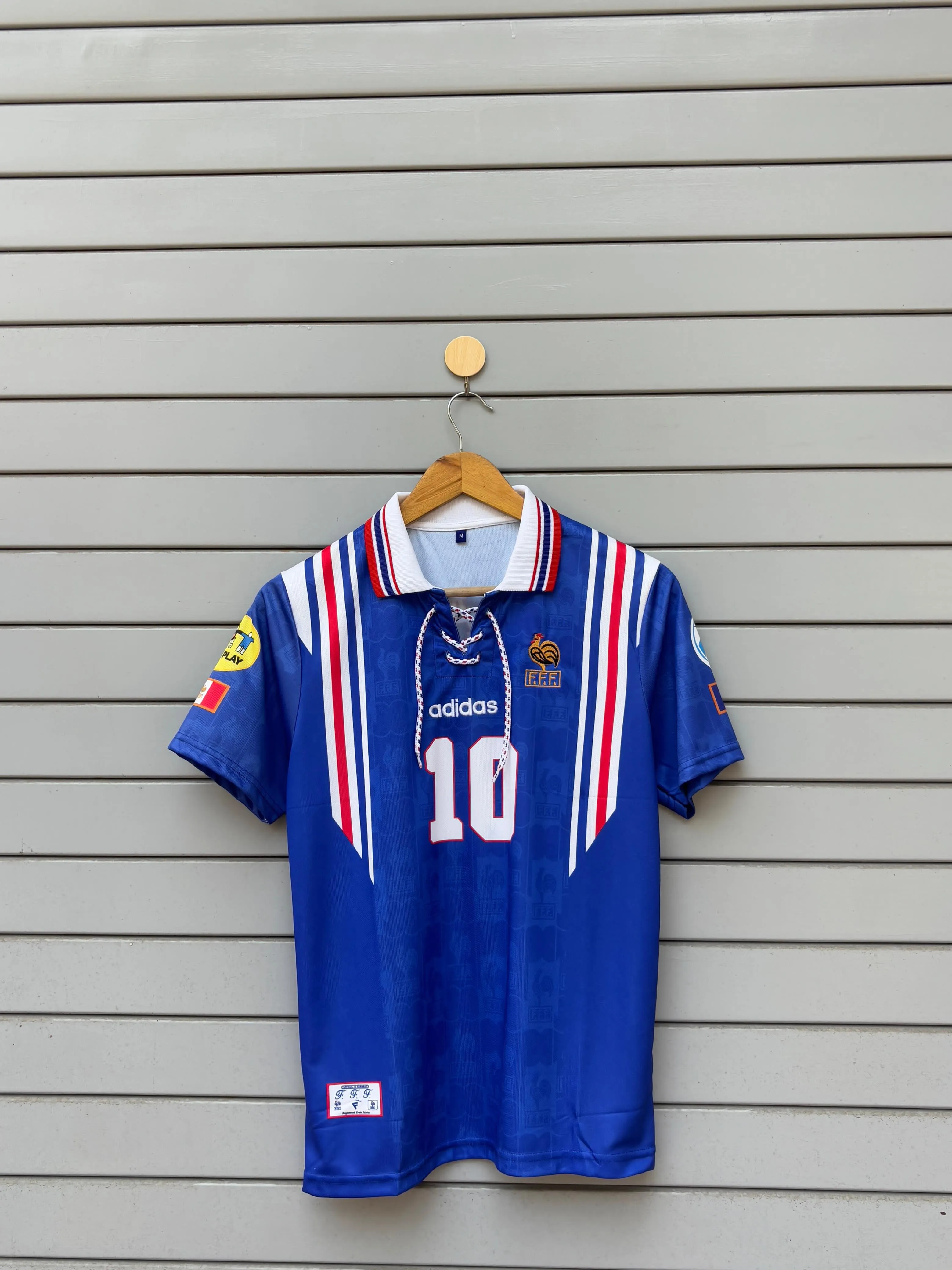 Zidane Franc International 2000-01 Special Kit With Coller & Lays Premium Embroidery Half Sleeve  (AP Sports Wear)