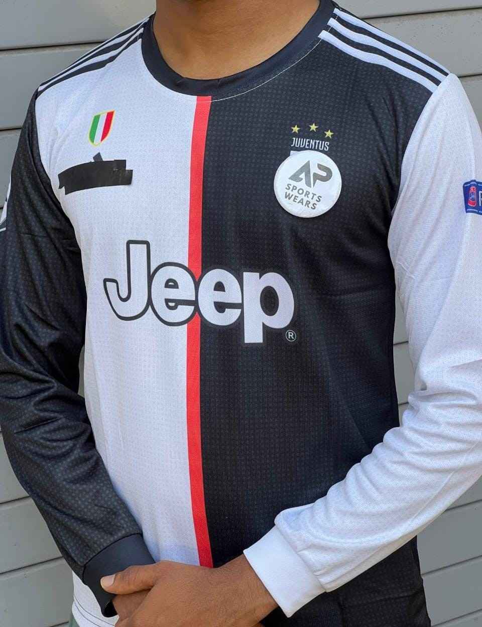 Cristiano Ronaldo Juventus 2019-20, Home Kit, Round Neck & Full Sleeve (AP Sports Wear)